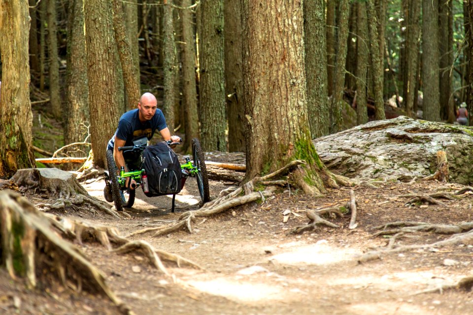 Avalanche Lake Hike with Off-road Wheelchair 04