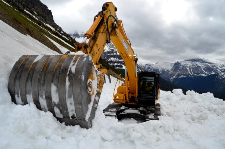 May 16, 2016 - Excavator near the East Tunnel