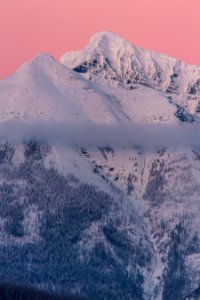 Stanton Mountain and Mt. Vaught Post Sunset