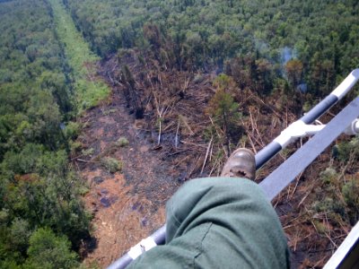 Fire growth after Irene pullout