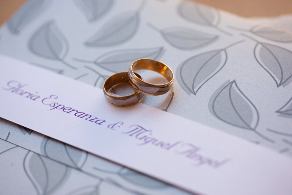 Marriage wedding card