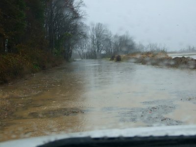 Flooding at Prime Hook National Wildlife Refuge (DE)