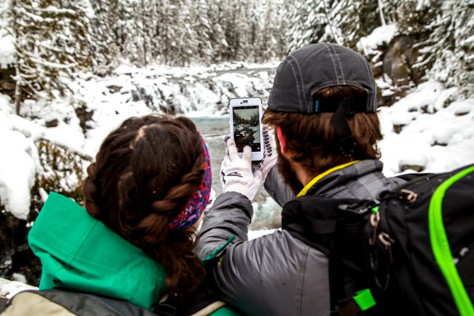 Taking Photos at Sacred Dancing Cascades