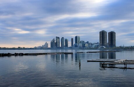 Canada buildings reflection