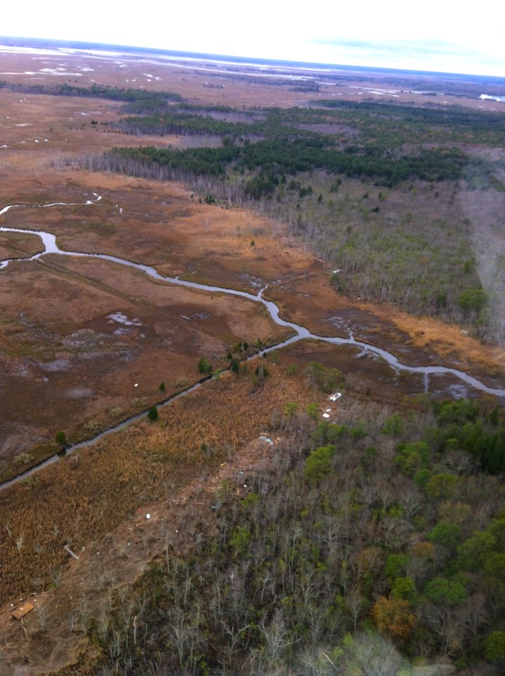 Aerial photo of Edwin B. Forsythe National Wildlife Refuge (NJ)