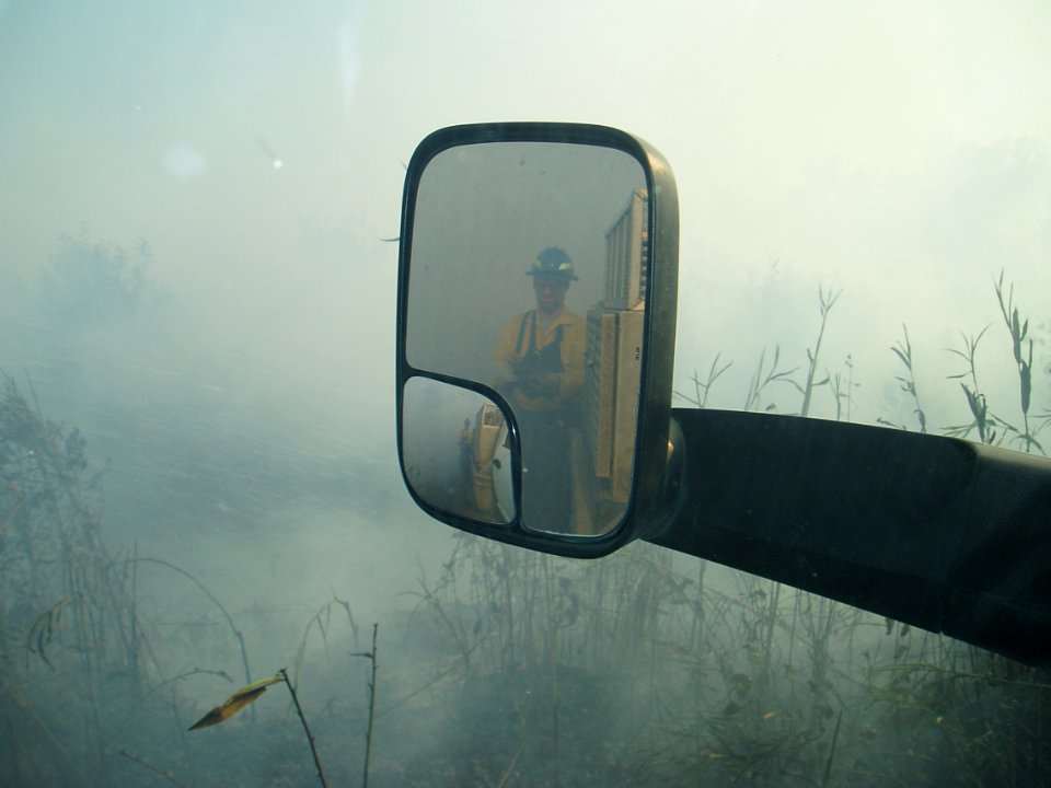 Firefighter reflection