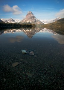 Two Medicine Lake Morning Portrait photo