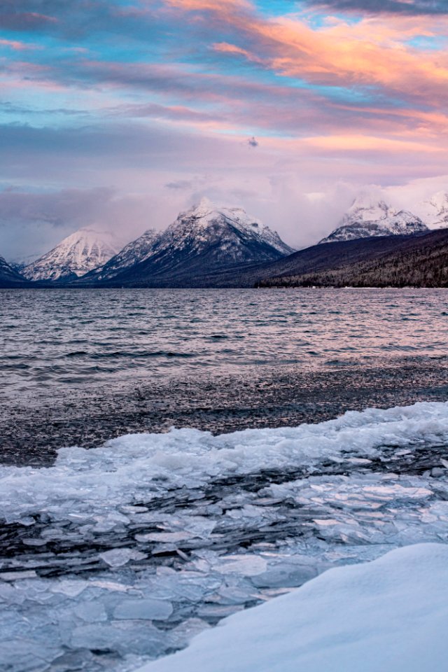 Lake McDonald Ice photo