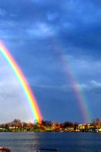 Double rainbow photo