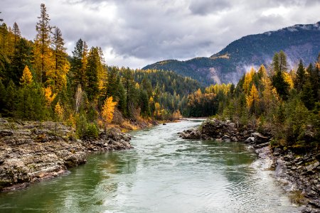 Middle Fork of the Flathead From the Belton Bridge (2) photo