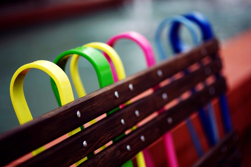 Colorful design closeup