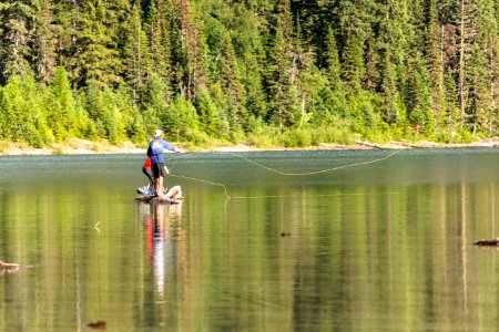 Fly Fishing in Avalanche Lake Zoom