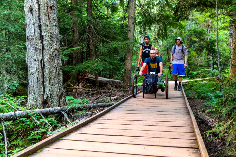 Avalanche Lake Hike with Off-road Wheelchair 18