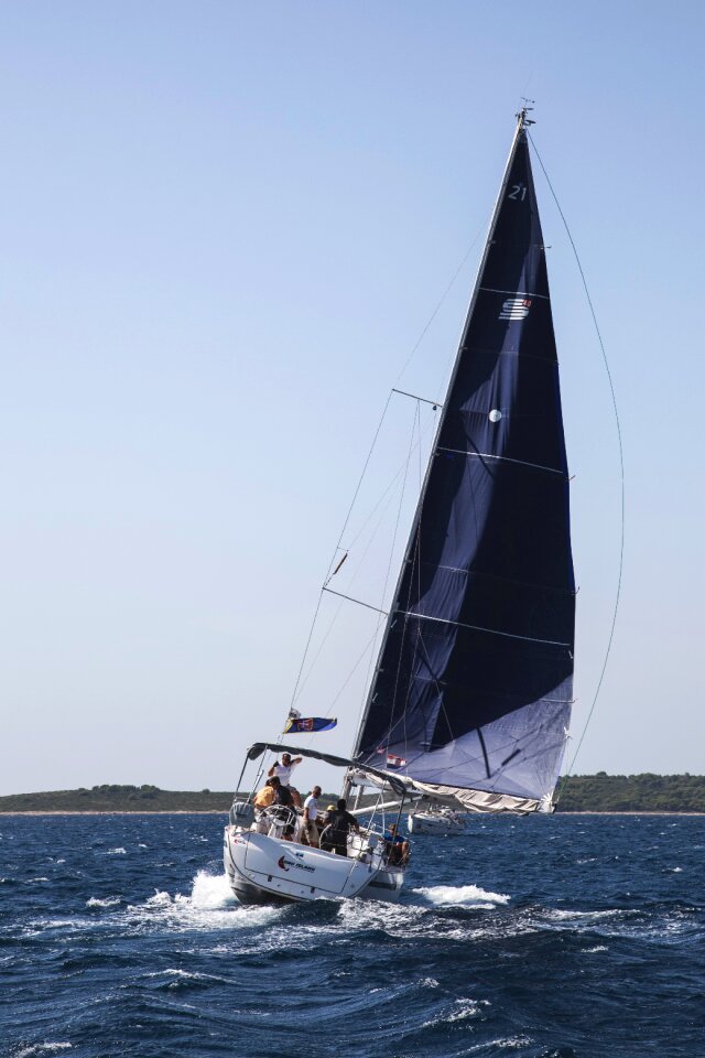 Sea sail boat water