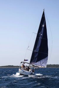 Sea sail boat water