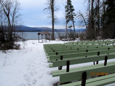 Apgar Amphitheater - 3 [Don't worry, there is a beautiful view of Lake McDonald behind the stage.] photo