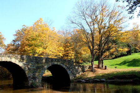 Stone arch bridge