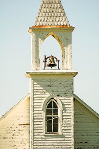 Church bell rustic old photo