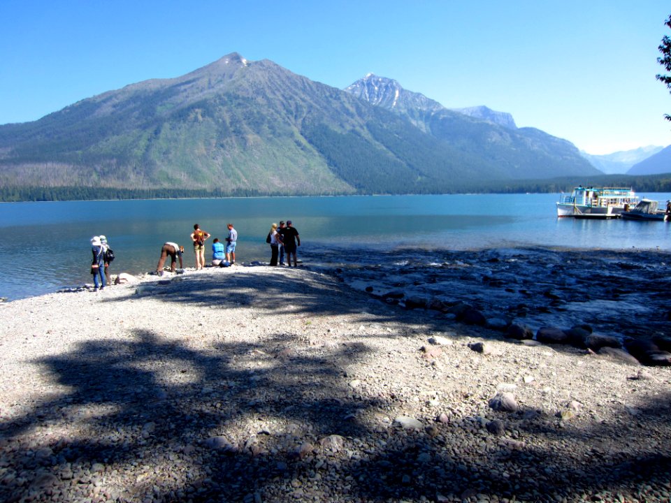 Lake McDonald Lodge Shoreline (across the creek) - 7