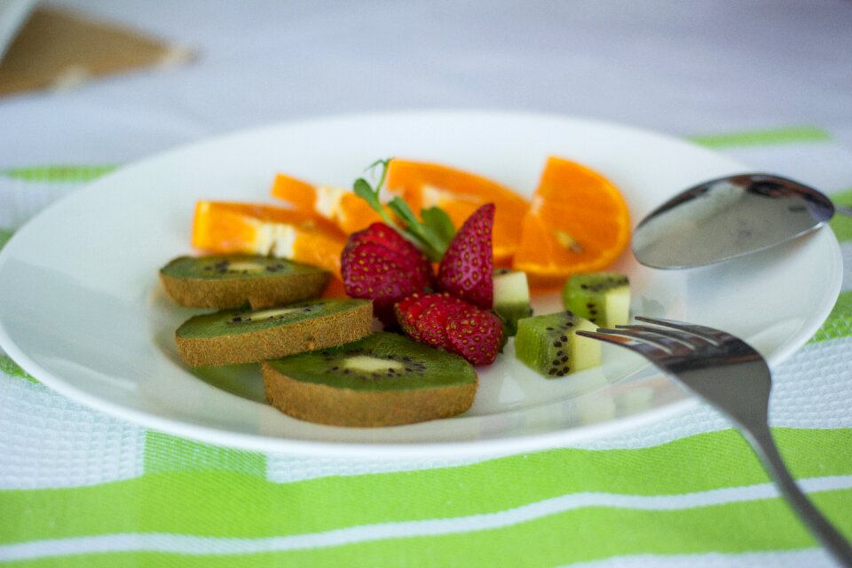Plate of food food healthy