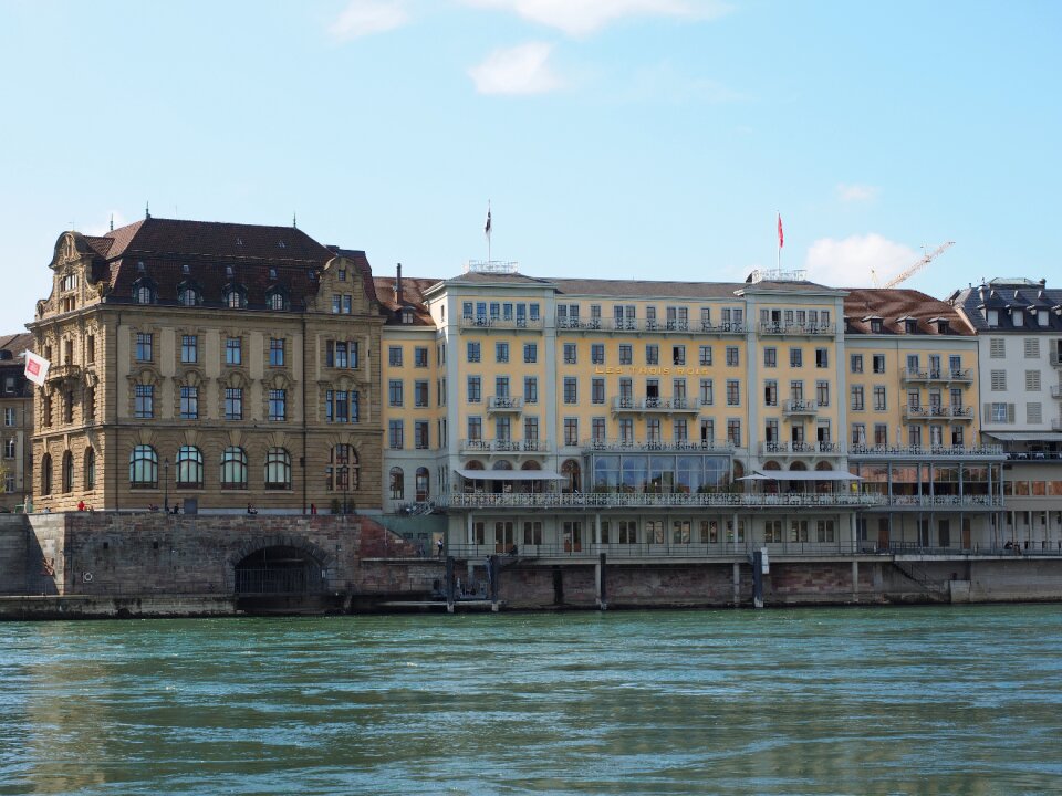 Houses promenade rhine