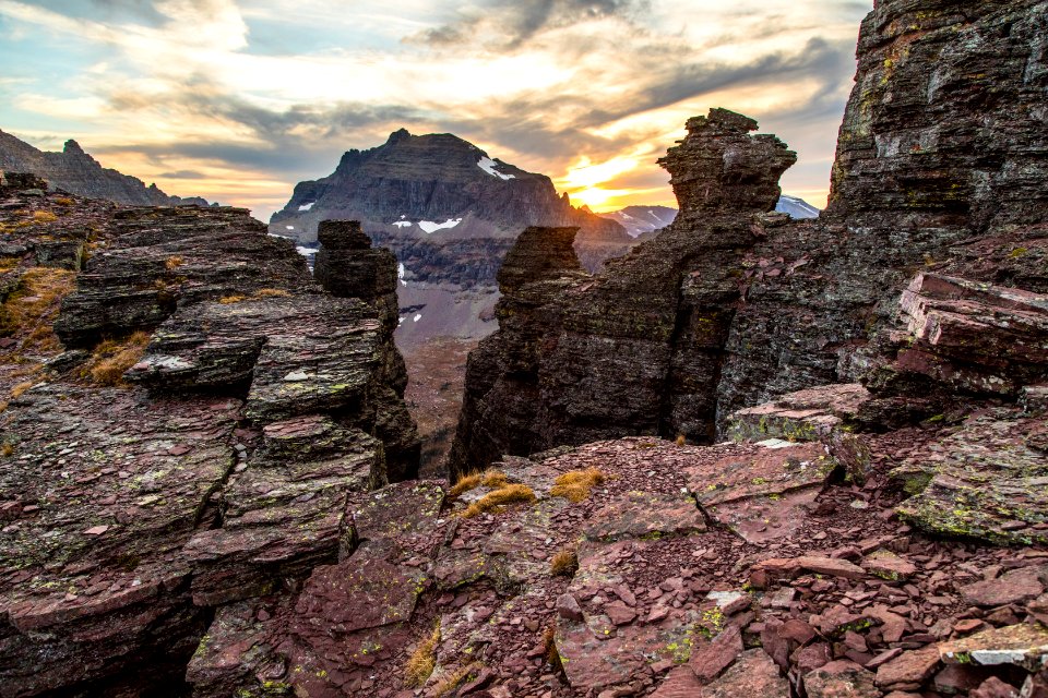 Alpine Sunset over Mount Cannon