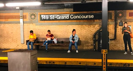 Waiting for the 5 train