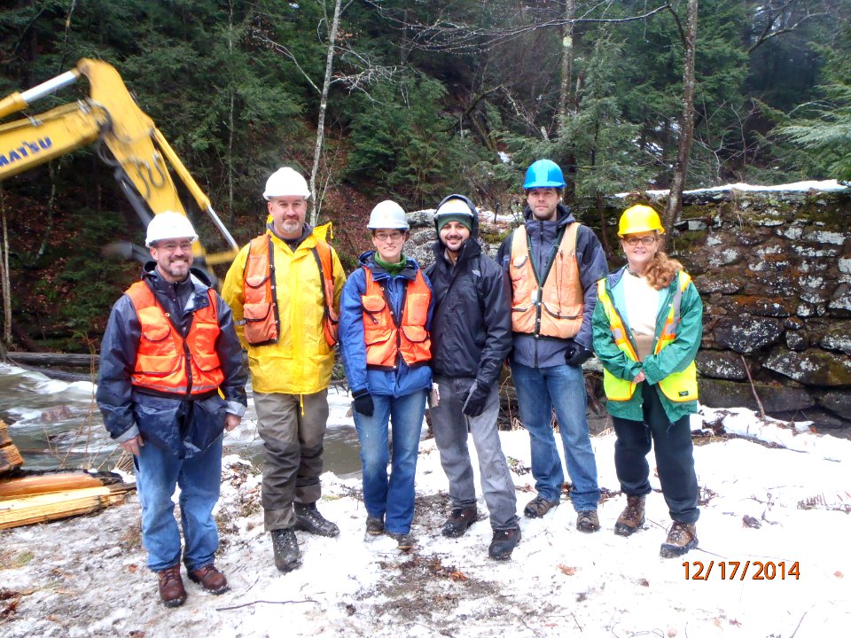 Spillway removal at the Fall River Dam, Gill, Mass