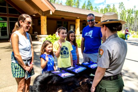 Taking the Junior Ranger Oath photo