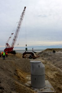 Dune restoration at Wreck Pond Inlet