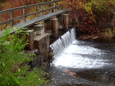 The falls at West Britannia Dam