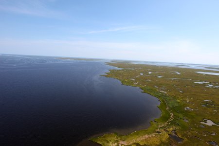 Coast from high up above Edwin B. Forsythe