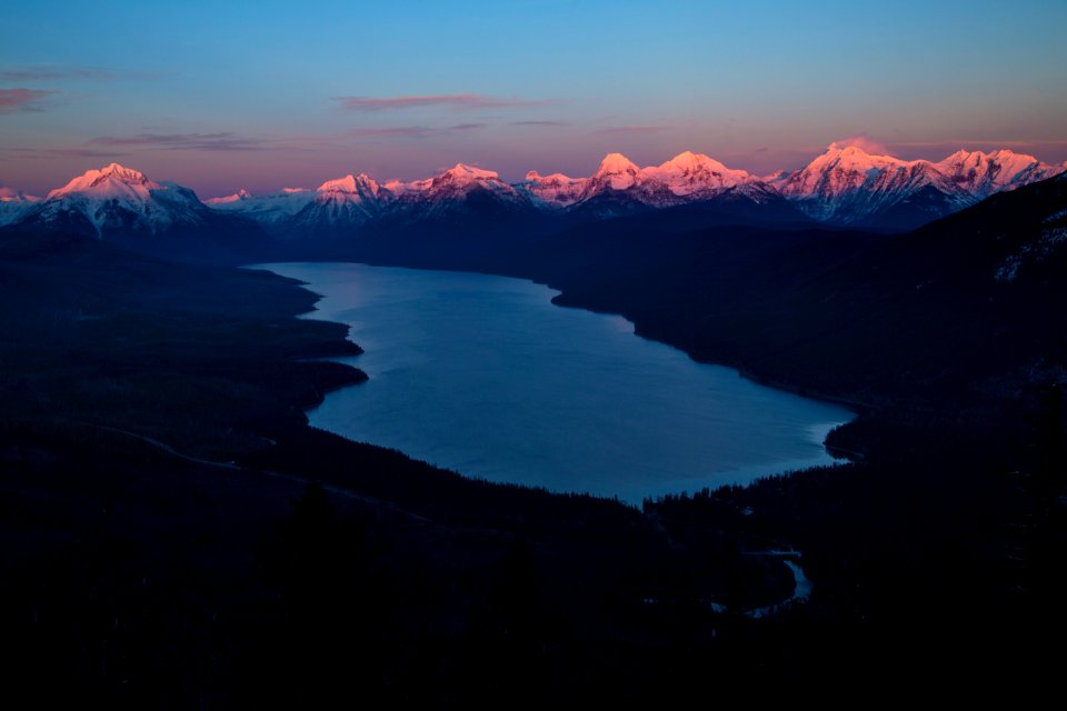 Sunset from Apgar Fire Lookout