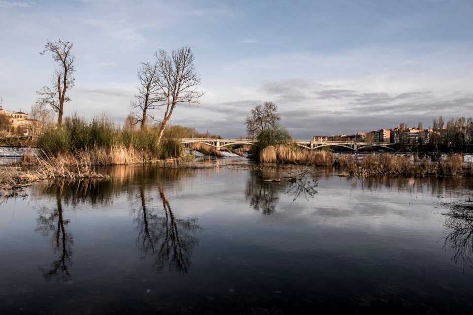 Puente sobre el río Tormes, en Salamanca