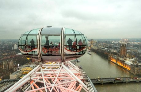 Vista del Támesis desde el London Eye