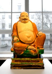 Representación de Buda Sonriente, Museo Británico