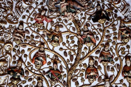 Detalle del techo del templo de Santo Domingo de Guzmán (Oaxaca de Juárez)