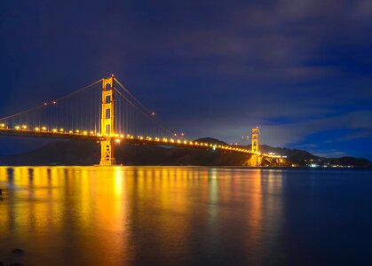 River ocean night