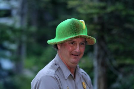 Turning into a "bird" campfire program at Two Medicine