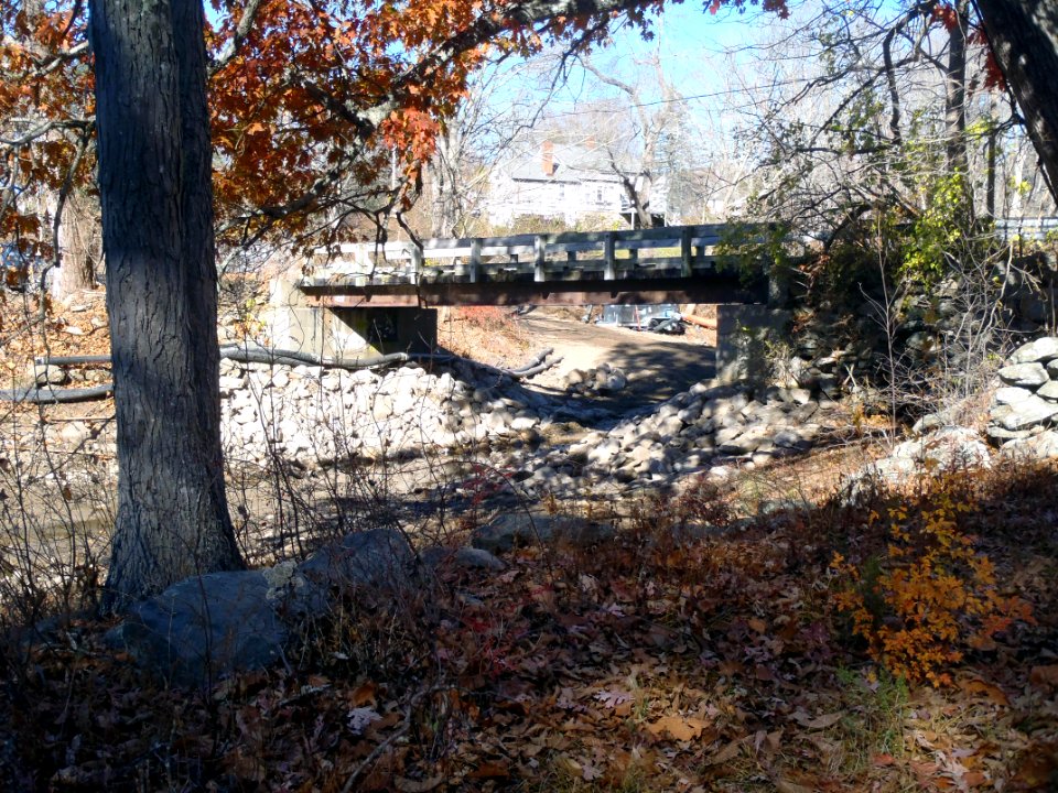 Bridge near the Norton Mill Dam removal in Colchester, CT