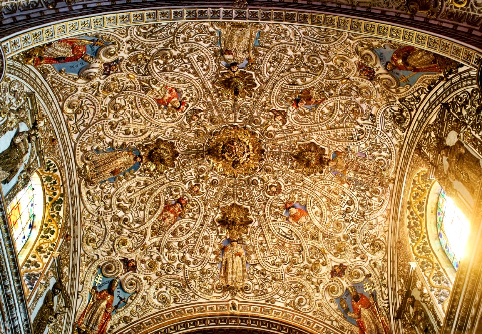 Bóveda del templo de Santo Domingo de Guzmán, Oaxaca de Juárez