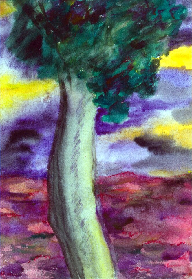 Painting watercolor texture
