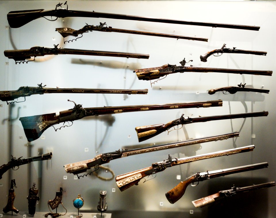 Armas de fuego en The Victoria and Albert Museum, Londres)