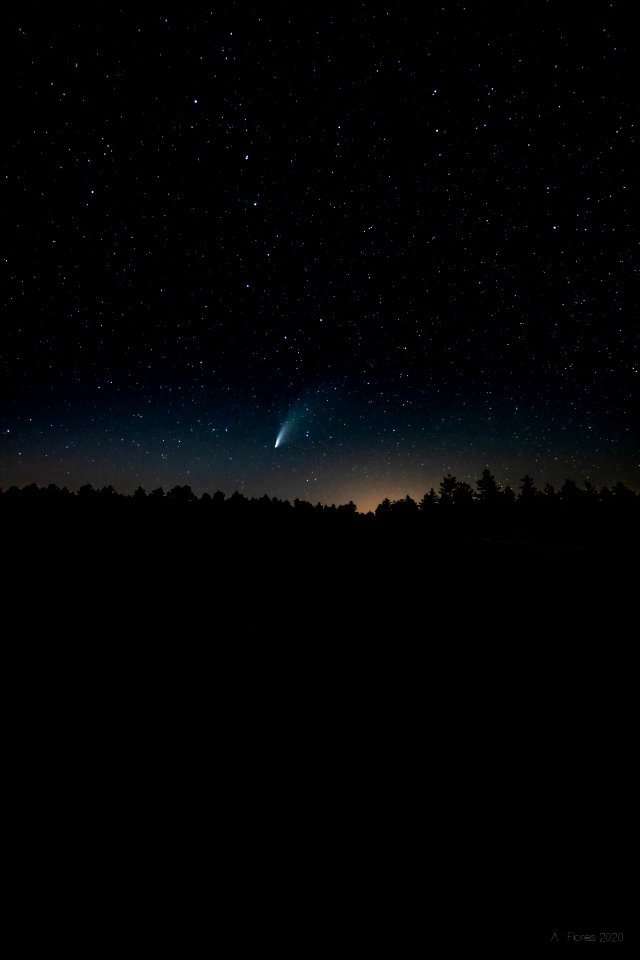 Cometa Neowise desde Calar Alto