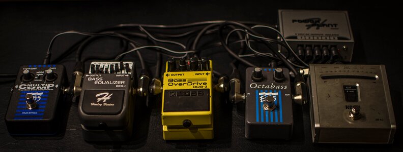 Overdrive distortion pedal photo