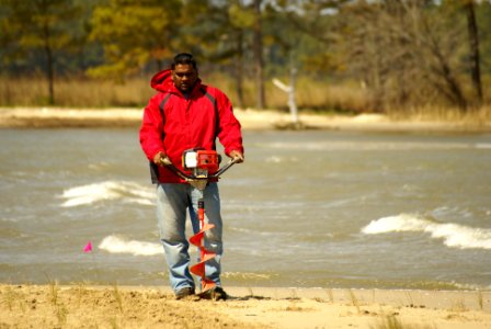Bhaskar Subramanian, Program Manager for the Shoreline Conservation Service with the Maryland Department of Natural Resources