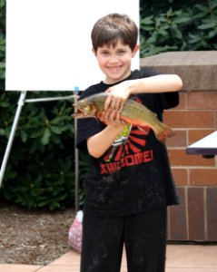 Boy with fish