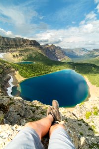 Overlooking Pitamakan Pass Portrait