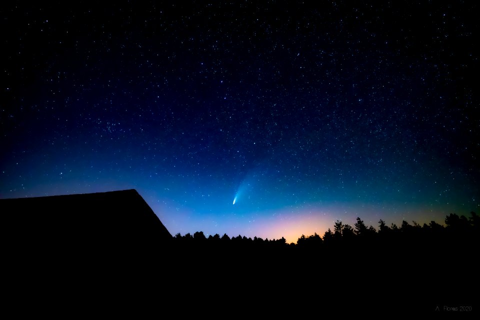 Cometa Neowise desde Calar Alto