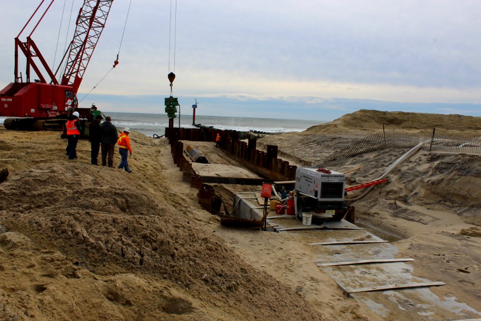 Dune restoration at Wreck Pond Inlet